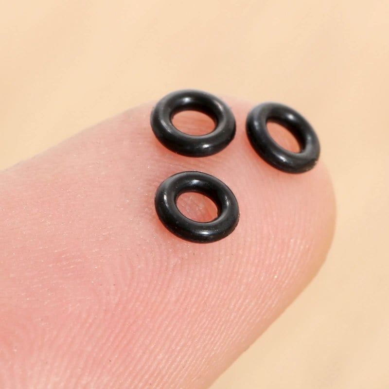dophee 100Pcs Stems/Flights Darts Tip Rubber O Ring Black Gasket Grip Washer Grommets - Image 5